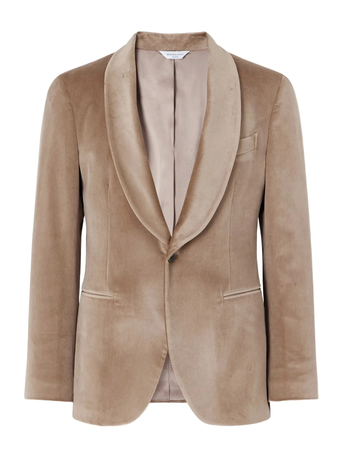 Boglioli Shawl-Collar Cotton-Blend Velvet Tuxedo Jacket - Men