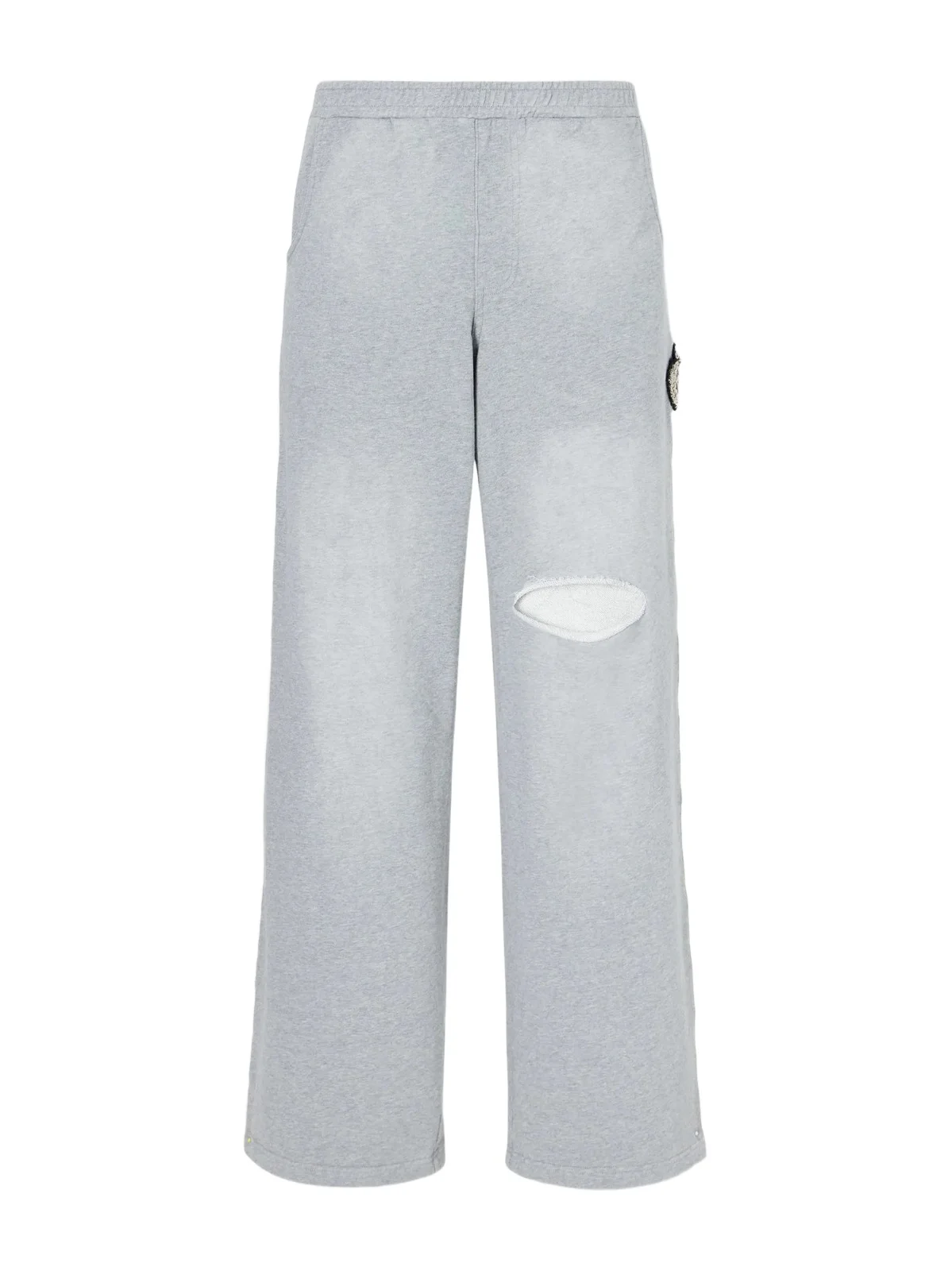 Wide-Leg Distressed Cotton-Jersey Sweatpants - Men