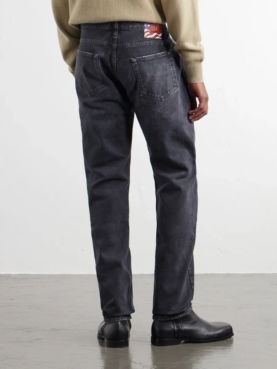 424 Loose Straight-Leg Distressed Jeans - Men | Thumbnail 4