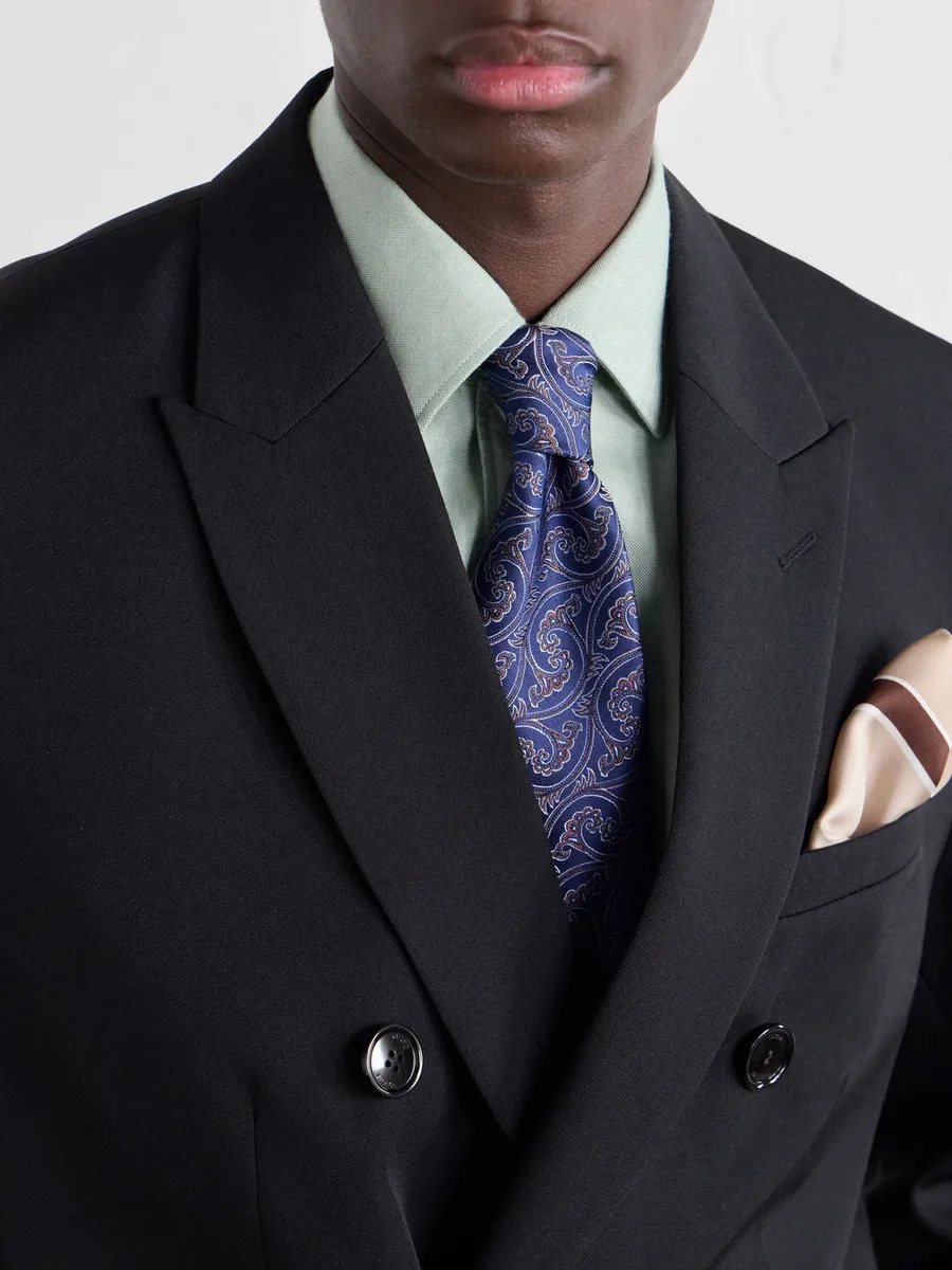 Charvet 8.5cm Paisley-Jacquard Silk-Woven Tie - Men | Thumbnail 3