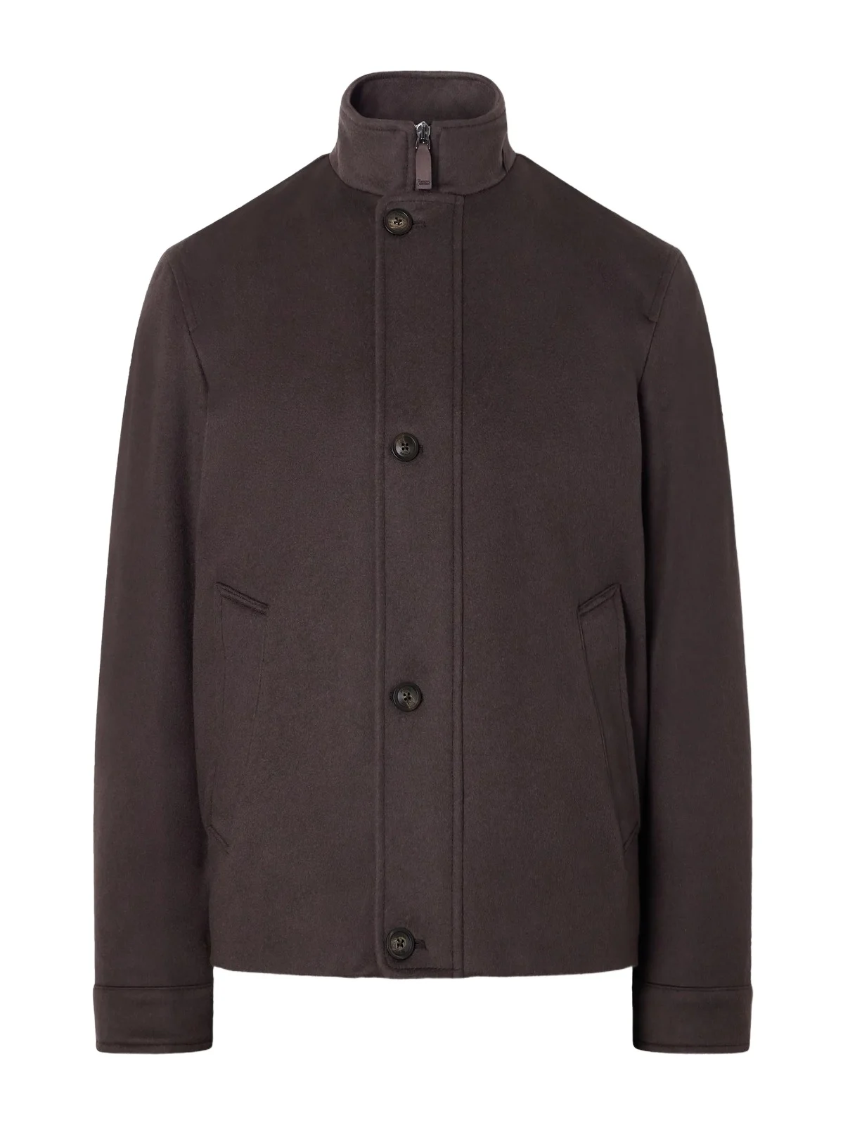 HERNO Padded Brushed Cashmere-Felt Blouson Jacket - Men
