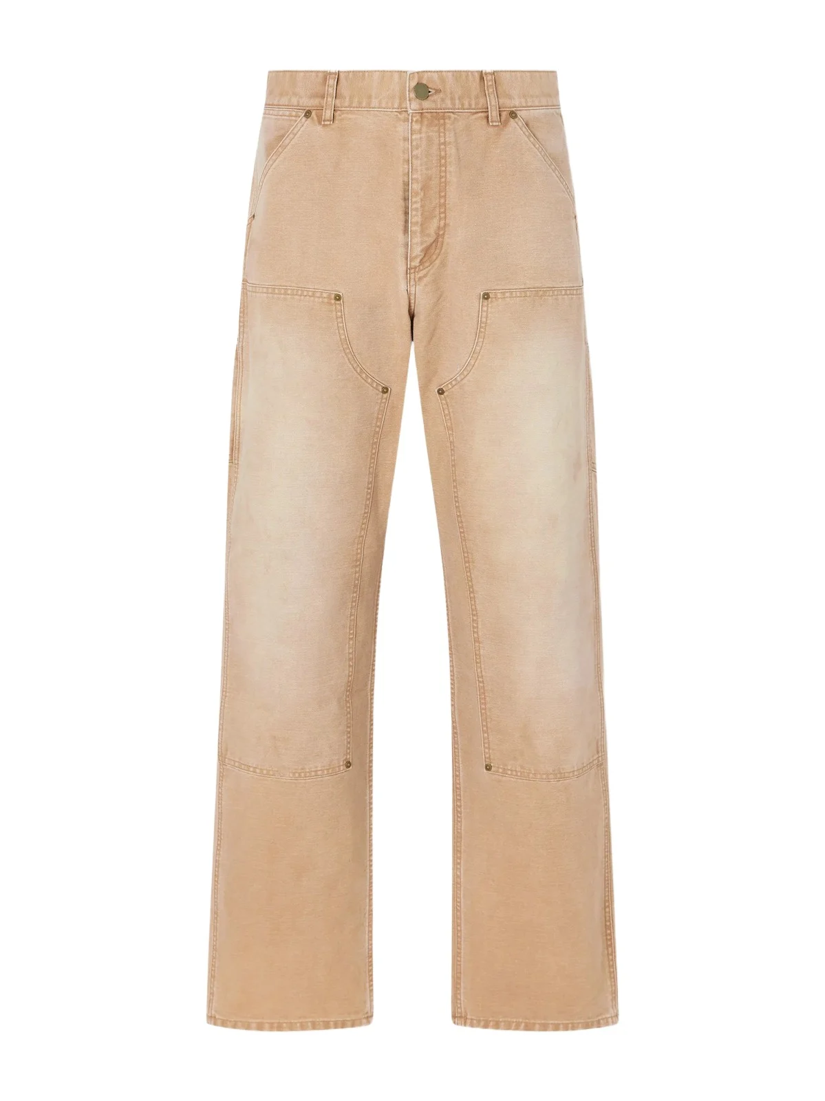 Desert Snow Straight-Leg Paint-Splattered Cotton-Canvas Trousers - Men