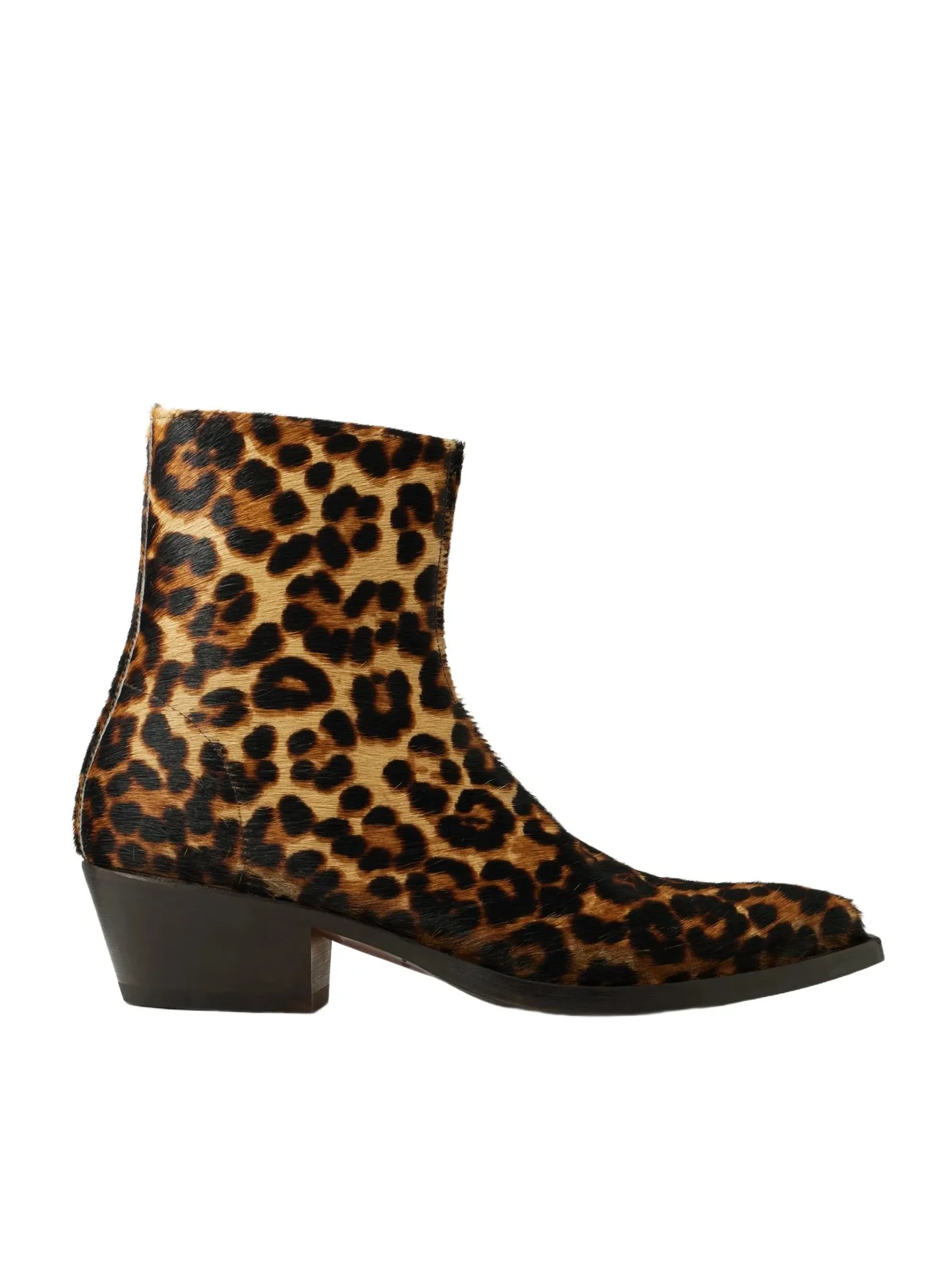 424 Leopard-Print Calf-Hair Chelsea Boots - Men