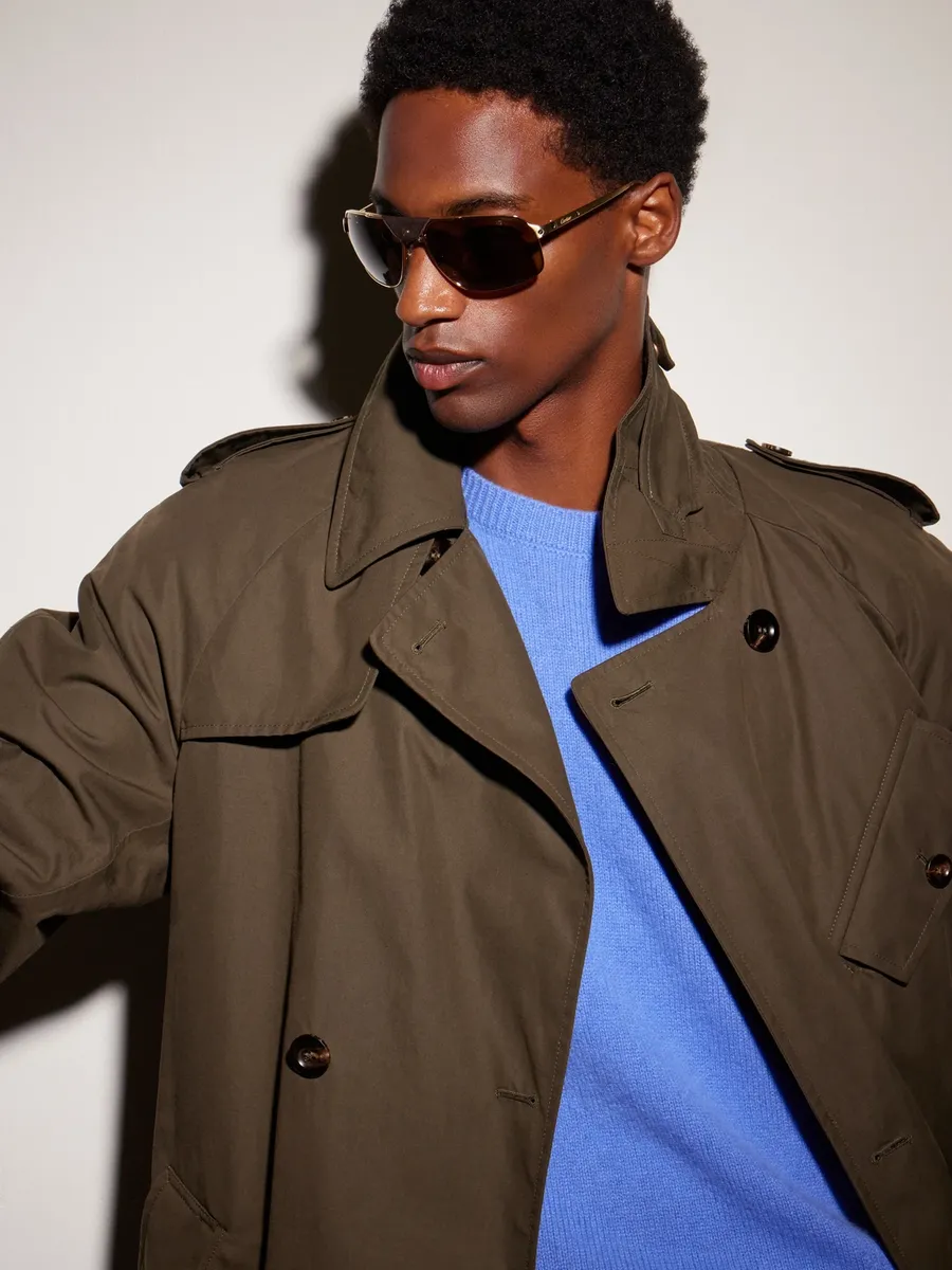 Cartier Eyewear Santos de Cartier Aviator-Style Leather-Trimmed Gold-Tone Sunglasses - Men | Thumbnail 5 Cartier Eyewear Santos de Cartier Aviator-Style Leather-Trimmed Gold-Tone Sunglasses - Men | Thumbnail 5