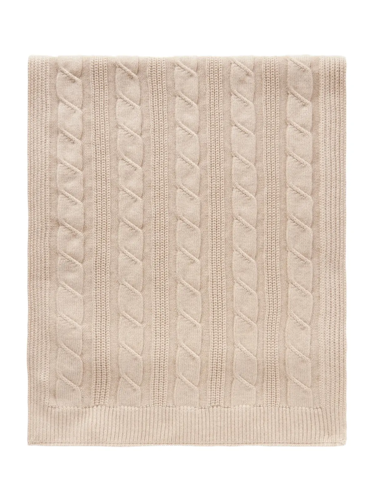 Zegna Cable-Knit Cashmere Scarf - Men