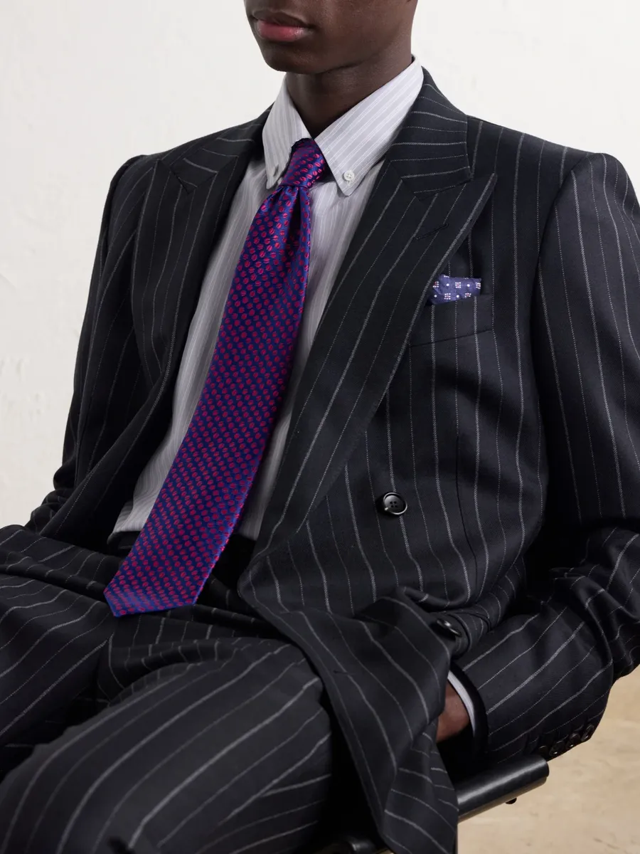 Charvet 8.5cm Silk-Jacquard Tie - Men | Thumbnail 2 Charvet 8.5cm Silk-Jacquard Tie - Men | Thumbnail 2