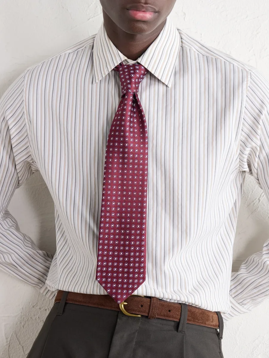 Charvet 8.5cm Silk-Jacquard Tie - Men | Thumbnail 3