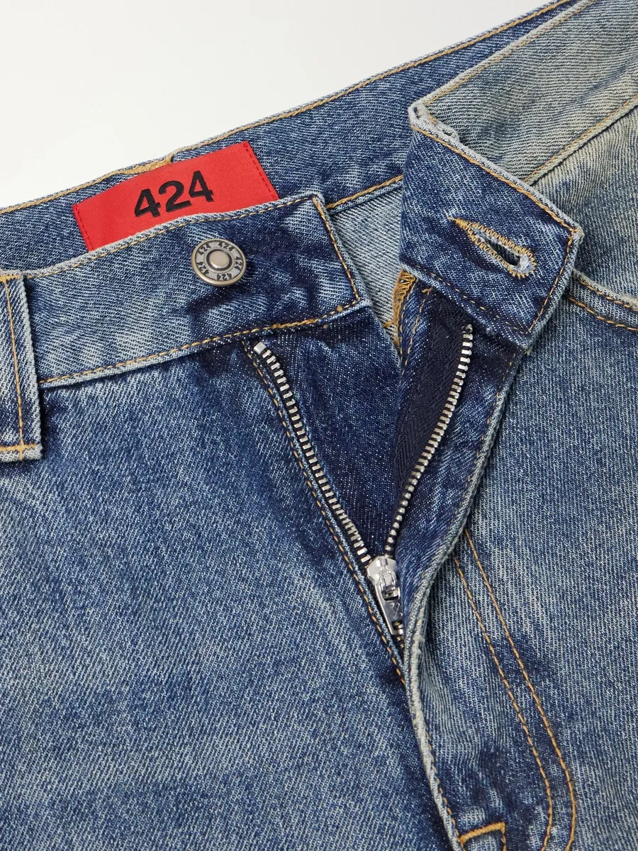 424 Loose Straight-Leg Distressed Jeans - Men | Thumbnail 6 424 Loose Straight-Leg Distressed Jeans - Men | Thumbnail 6