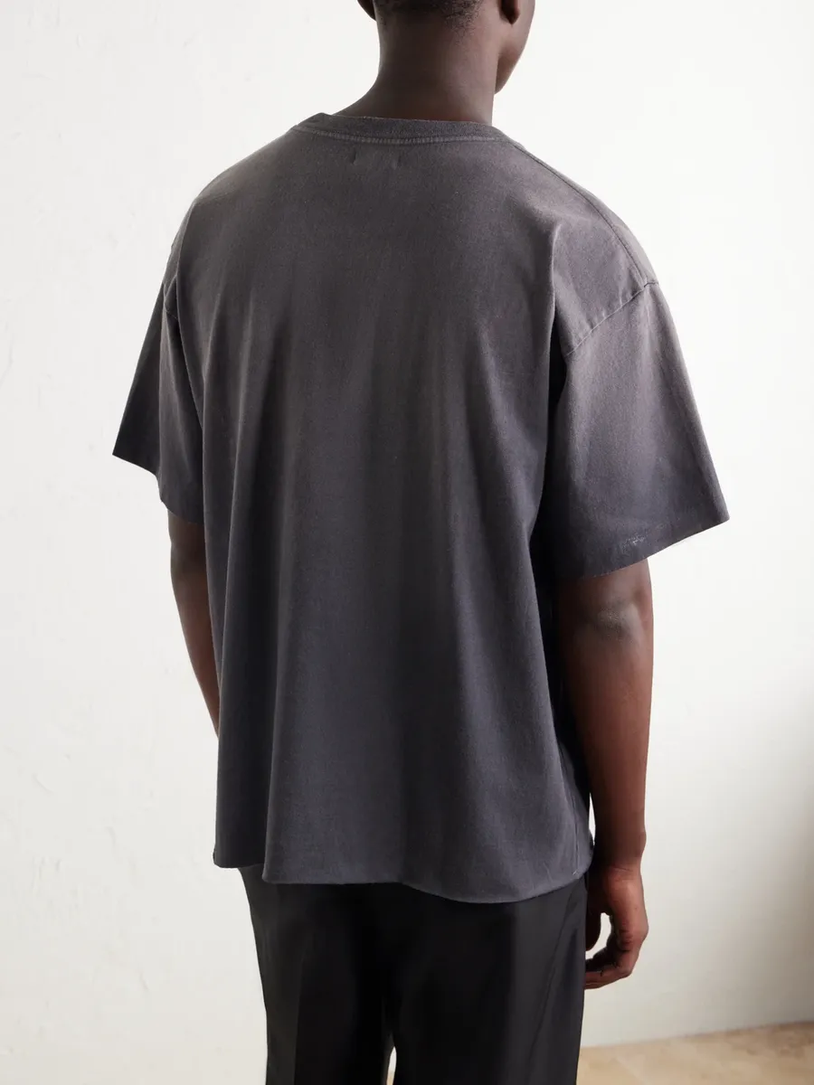 John Elliott Odeon Paint-Splattered Distressed Cotton-Jersey T-Shirt - Men | Thumbnail 4 John Elliott Odeon Paint-Splattered Distressed Cotton-Jersey T-Shirt - Men | Thumbnail 4