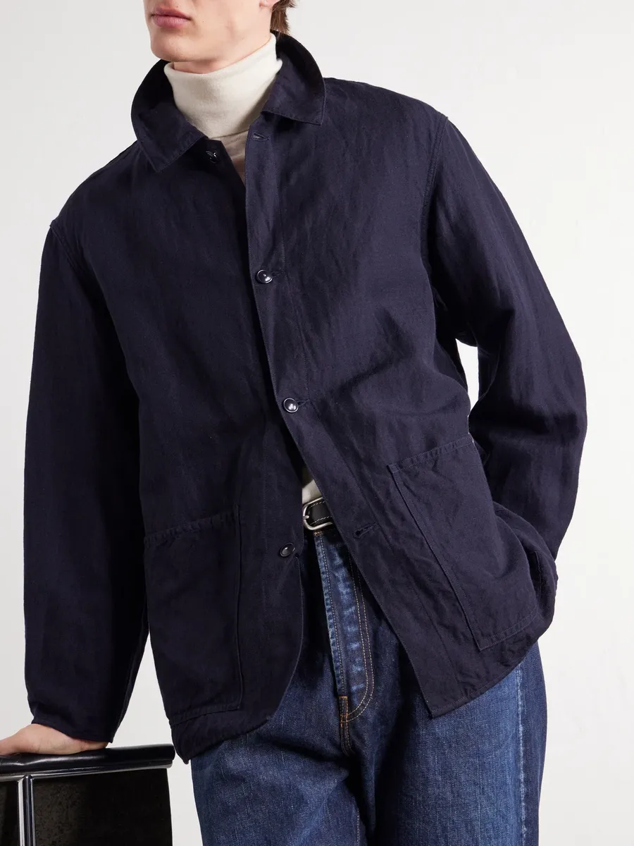 Kaptain Sunshine Cashmere and Linen-Blend Gabardine Overshirt - Men | Thumbnail 5 Kaptain Sunshine Cashmere and Linen-Blend Gabardine Overshirt - Men | Thumbnail 5