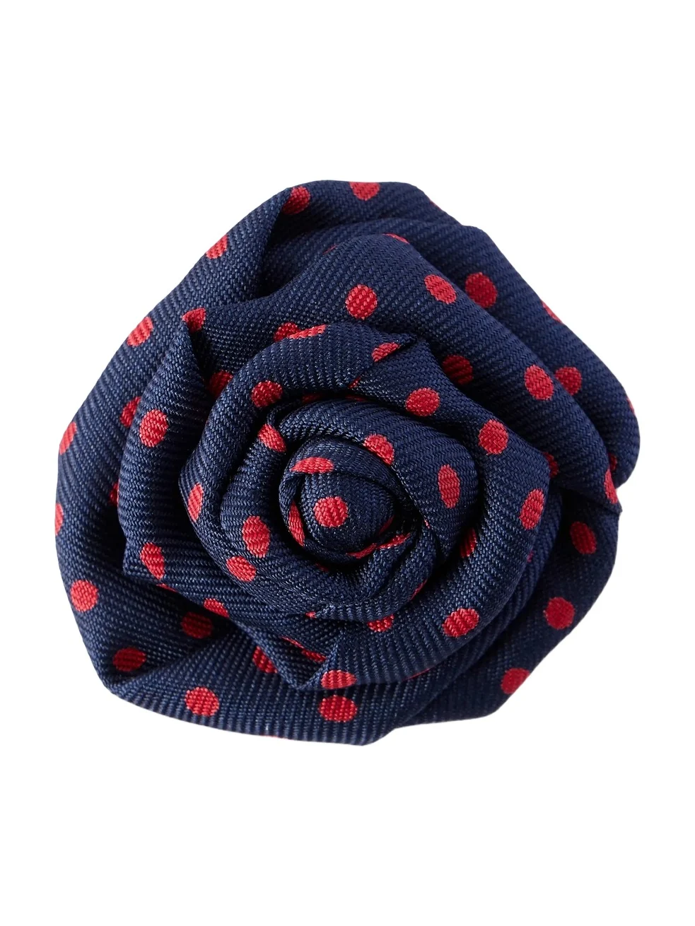 Charvet Polka-Dot Silk-Twill Lapel Pin - Men