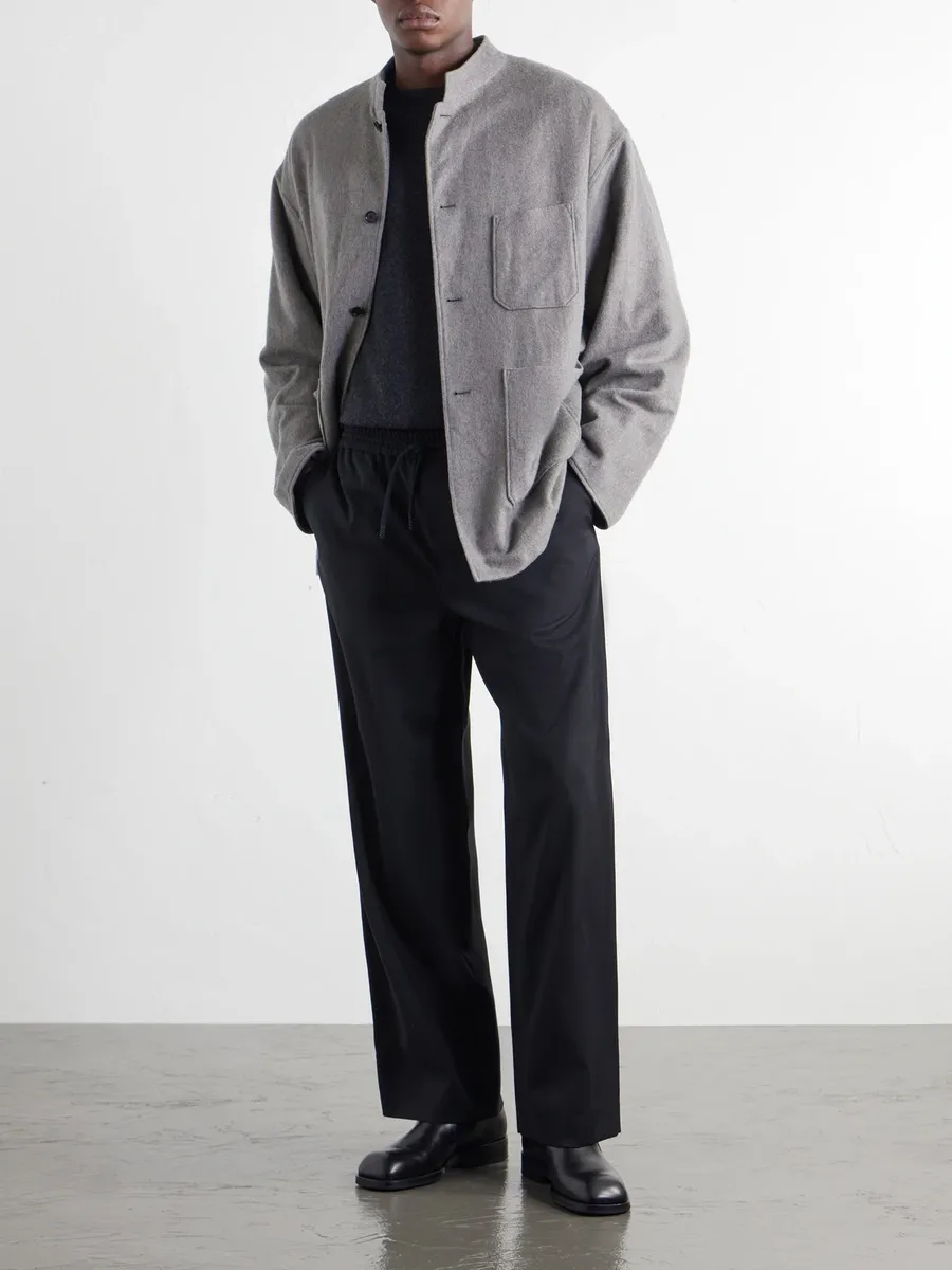 Kaptain Sunshine Brushed Wool and Cashmere-Blend Flannel Jacket - Men | Thumbnail 2 Kaptain Sunshine Brushed Wool and Cashmere-Blend Flannel Jacket - Men | Thumbnail 2