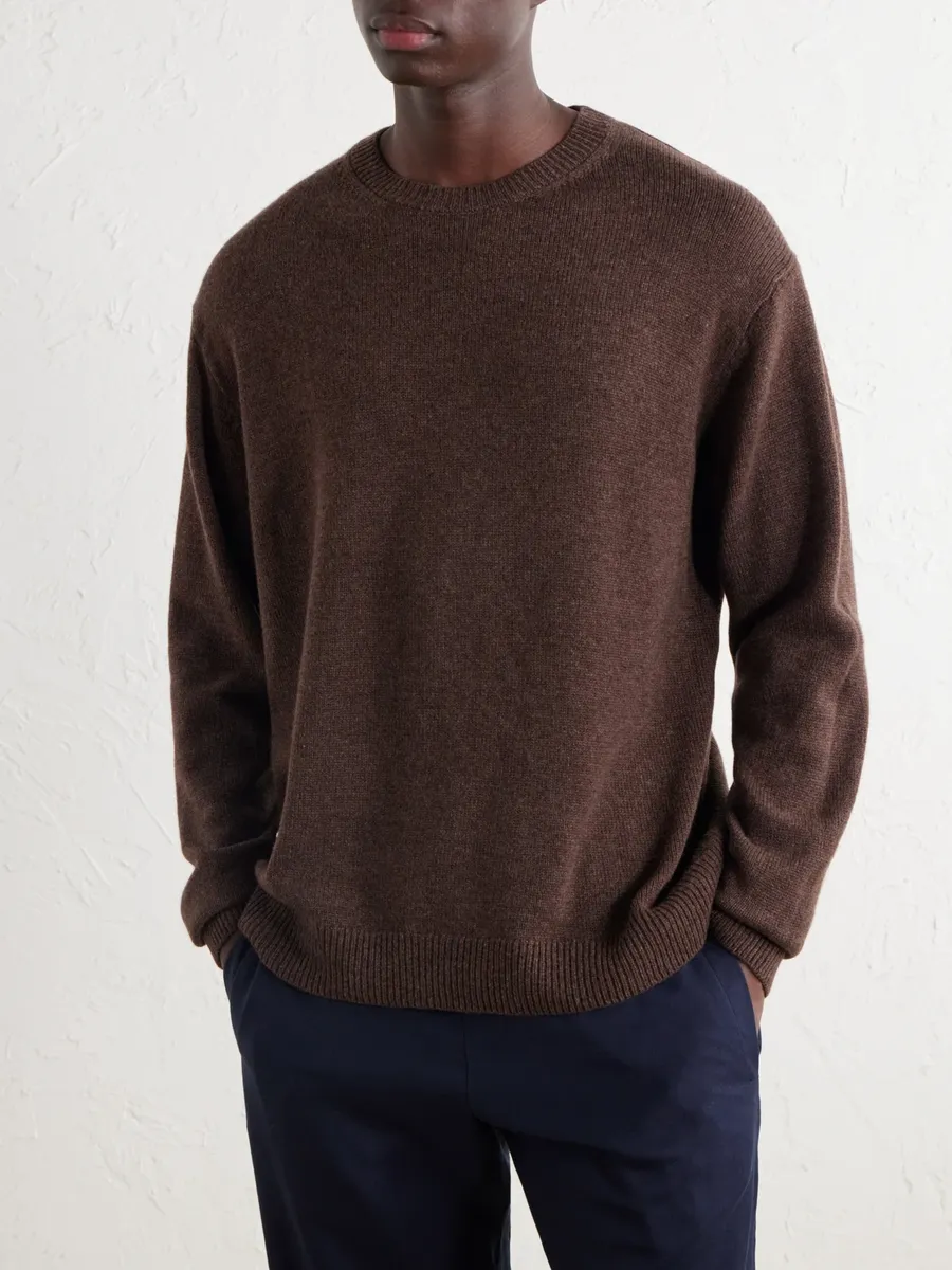 The Elder Statesman Statesman Cashmere Sweater - Men | Thumbnail 3 The Elder Statesman Statesman Cashmere Sweater - Men | Thumbnail 3