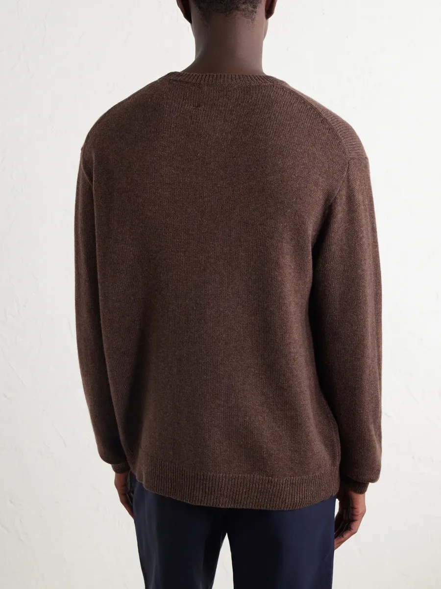 The Elder Statesman Statesman Cashmere Sweater - Men | Thumbnail 4 The Elder Statesman Statesman Cashmere Sweater - Men | Thumbnail 4