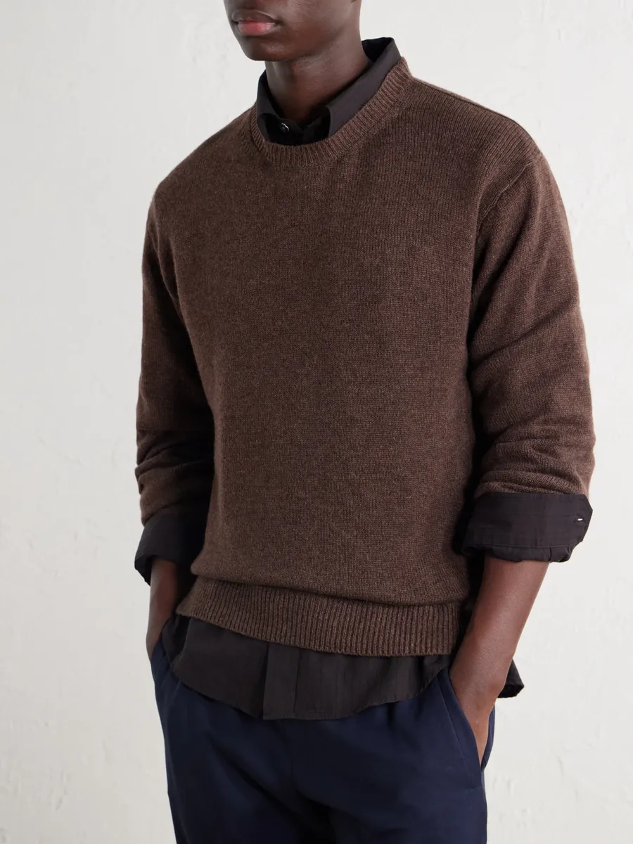 The Elder Statesman Statesman Cashmere Sweater - Men | Thumbnail 5 The Elder Statesman Statesman Cashmere Sweater - Men | Thumbnail 5