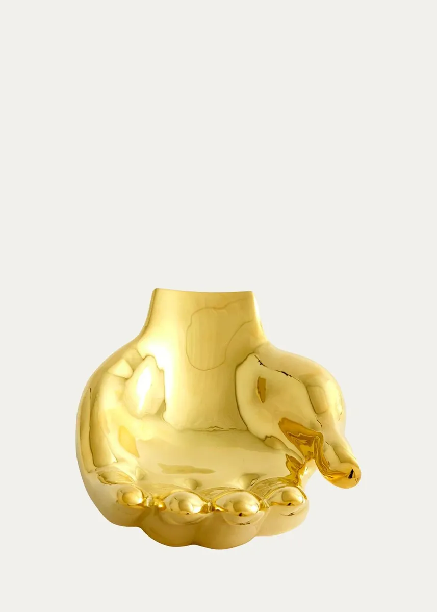 Jonathan Adler Brass Hand Bowl | Thumbnail 4