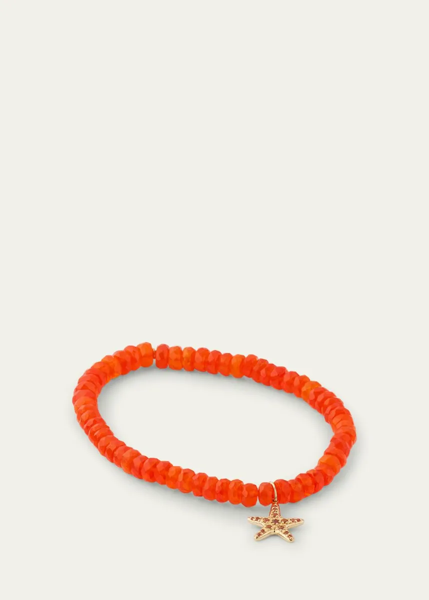 Sydney Evan 14K Yellow Gold & Sapphire Beaded Bracelet | Thumbnail 4