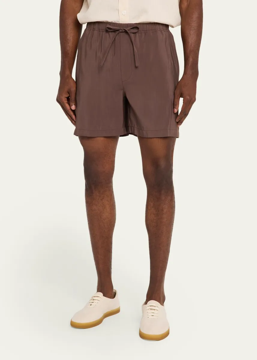 Frame Men's Modal Blend Pull-On Drawstring Shorts | Thumbnail 4 Frame Men's Modal Blend Pull-On Drawstring Shorts | Thumbnail 4