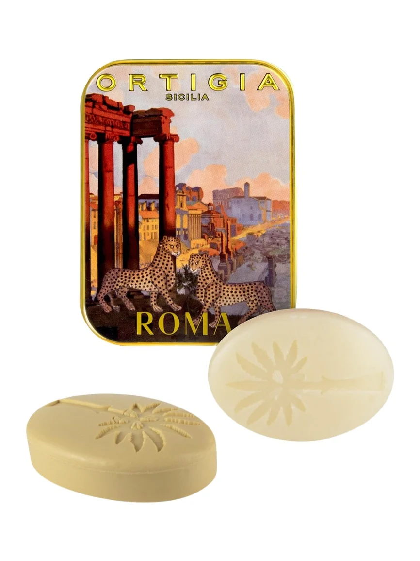 Roma City Bar Soap Tin, 2 x 0.9 oz. Roma City Bar Soap Tin, 2 x 0.9 oz.