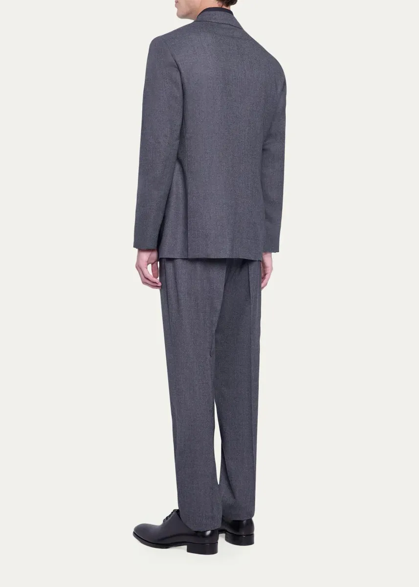 Cesare Attolini Men's Birdseye Wool Two-Piece Suit | Thumbnail 3