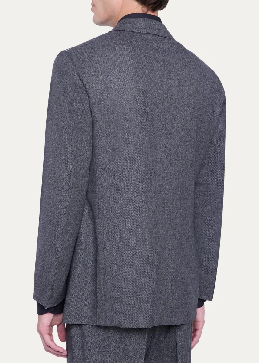 Cesare Attolini Men's Birdseye Wool Two-Piece Suit | Thumbnail 5