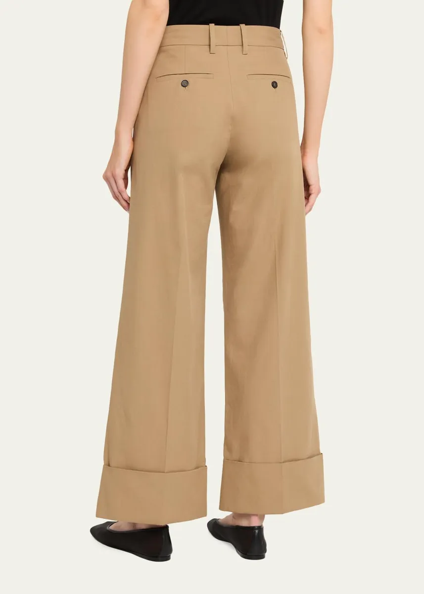Frame The Cuffed Slim Palazzo Trousers | Thumbnail 3