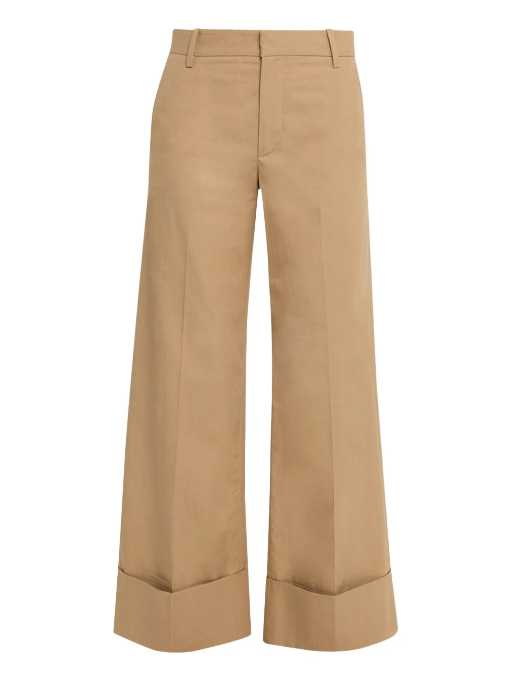 The Cuffed Slim Palazzo Trousers