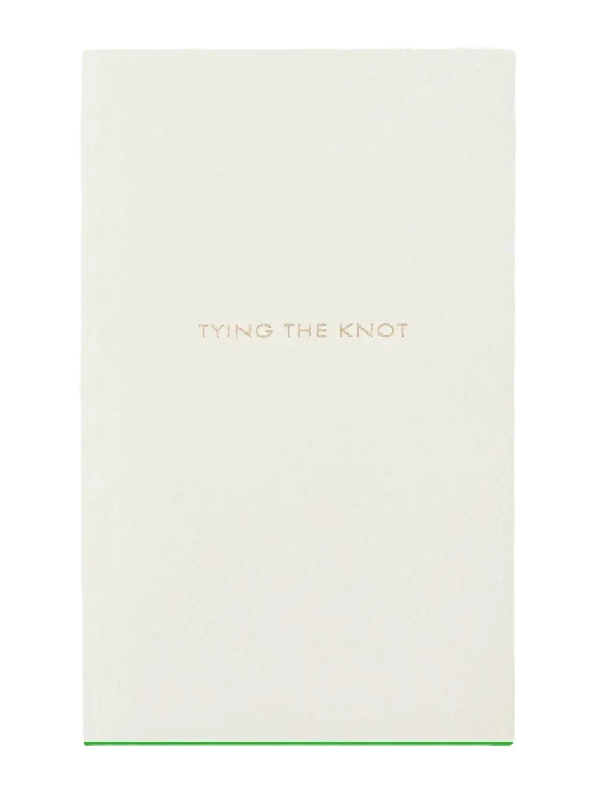 "Tying the Knot" Panama Leather Pocket Notebook "Tying the Knot" Panama Leather Pocket Notebook