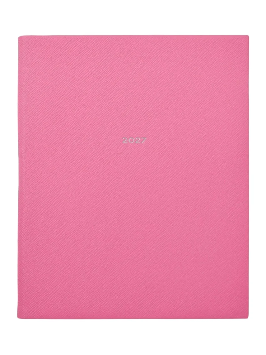 Portobello 2027 Weekly Vertical Journal in Panama Leather Portobello 2027 Weekly Vertical Journal in Panama Leather