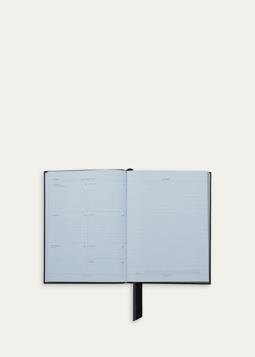 Smythson 2027 Soho Weekly Agenda in Panama Leather | Thumbnail 2 Smythson 2027 Soho Weekly Agenda in Panama Leather | Thumbnail 2