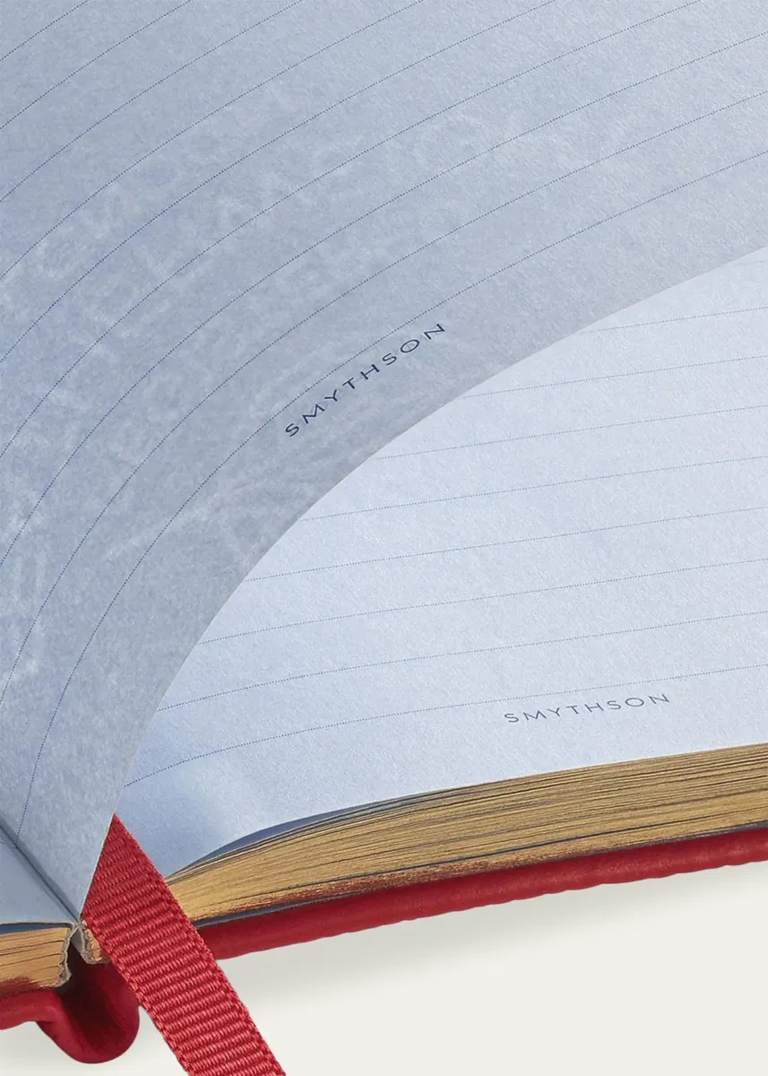 Smythson "Make It Happen" Panama Leather Pocket Notebook | Thumbnail 2 Smythson "Make It Happen" Panama Leather Pocket Notebook | Thumbnail 2