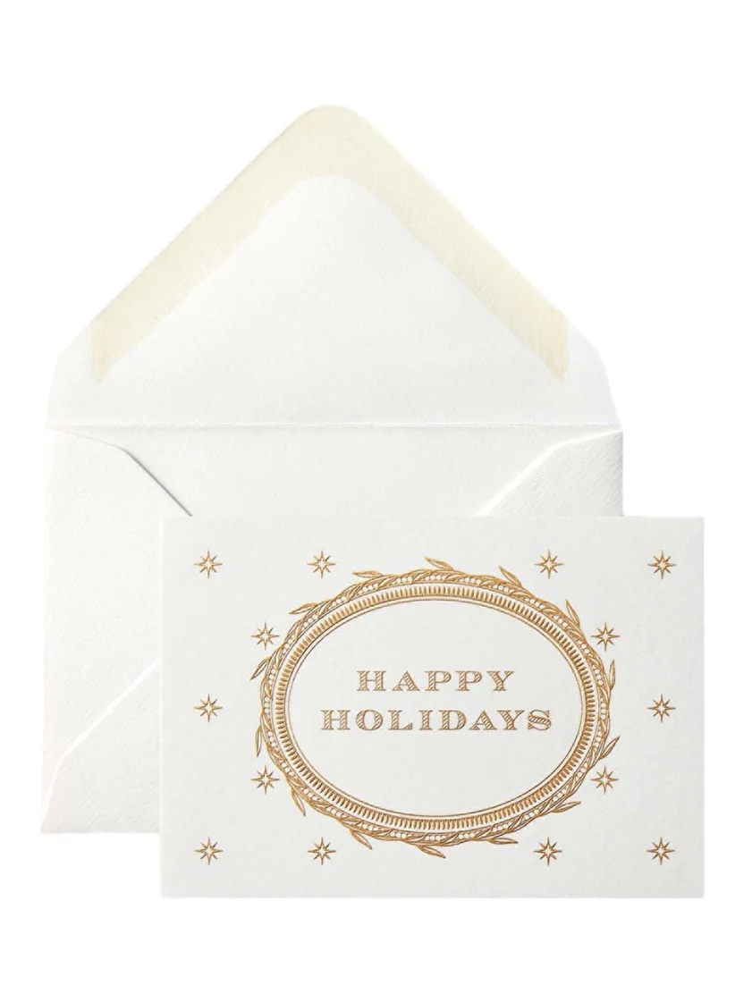 Happy Holidays Greeting Cards, Box of 10 Happy Holidays Greeting Cards, Box of 10