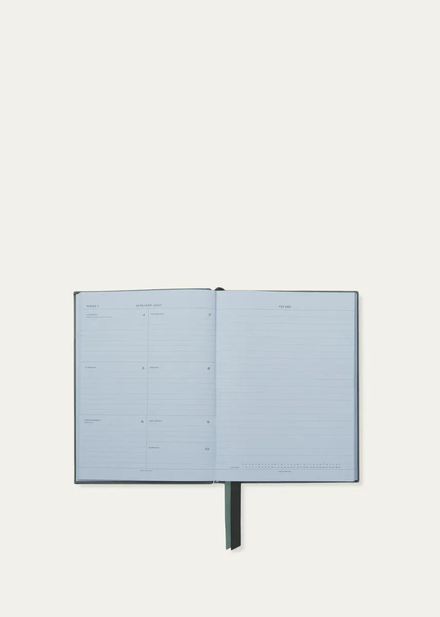 Smythson 2027 Soho Weekly Agenda in Panama Leather | Thumbnail 2 Smythson 2027 Soho Weekly Agenda in Panama Leather | Thumbnail 2