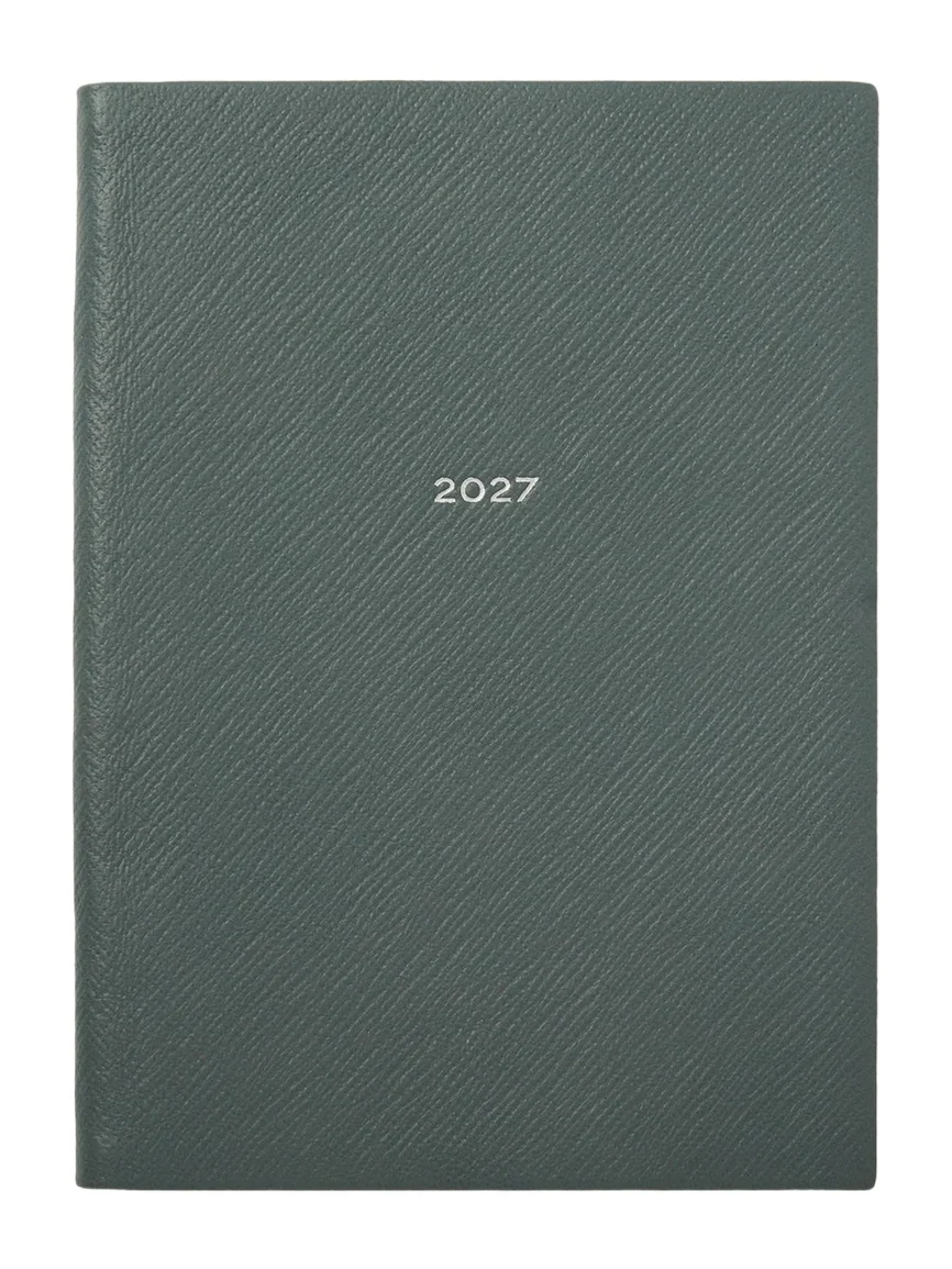 Smythson 2027 Soho Weekly Agenda in Panama Leather