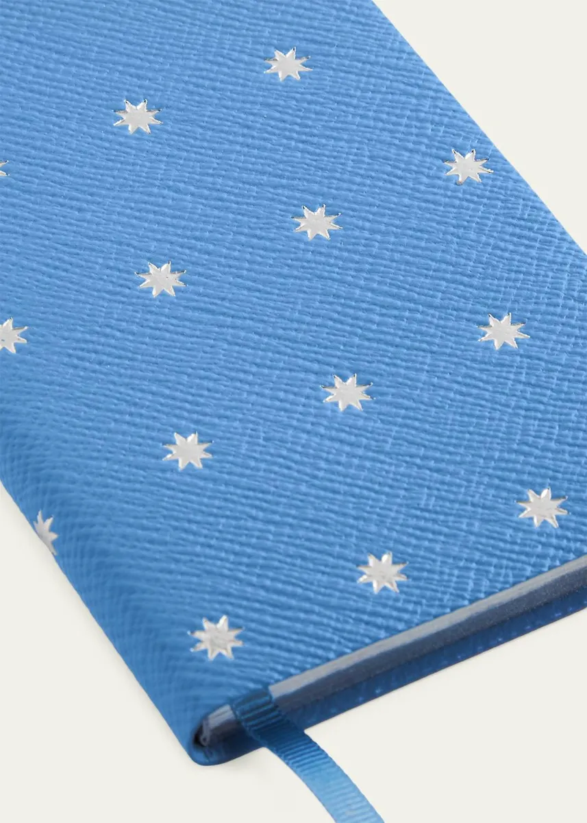 Smythson Stars Panama Leather Pocket Notebook | Thumbnail 3 Smythson Stars Panama Leather Pocket Notebook | Thumbnail 3