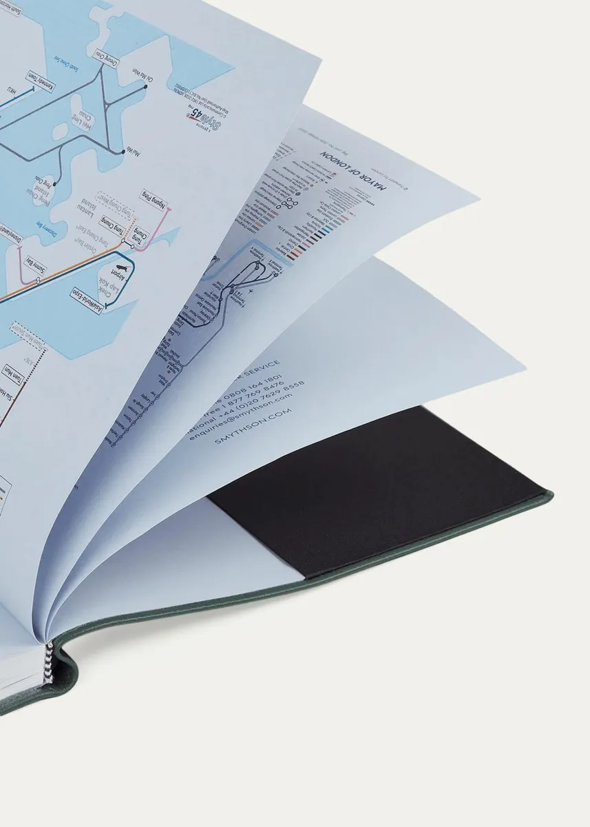 Smythson Portobello 2027 Weekly Vertical Journal in Panama Leather | Thumbnail 2 Smythson Portobello 2027 Weekly Vertical Journal in Panama Leather | Thumbnail 2