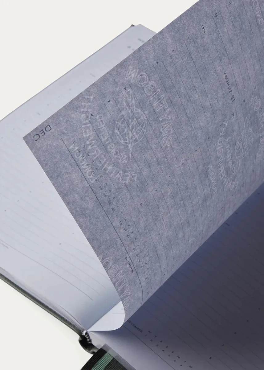 Smythson Portobello 2027 Weekly Vertical Journal in Panama Leather | Thumbnail 4 Smythson Portobello 2027 Weekly Vertical Journal in Panama Leather | Thumbnail 4