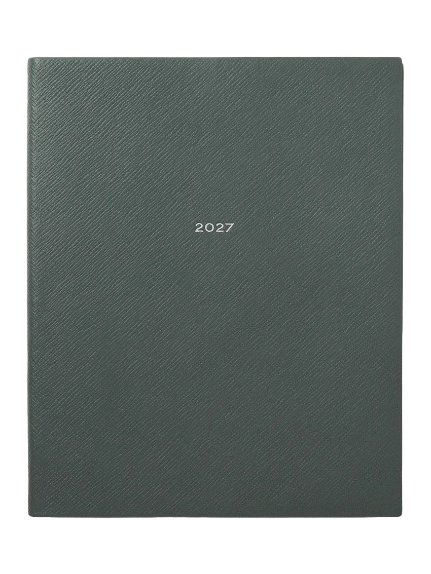 Portobello 2027 Weekly Vertical Journal in Panama Leather Portobello 2027 Weekly Vertical Journal in Panama Leather