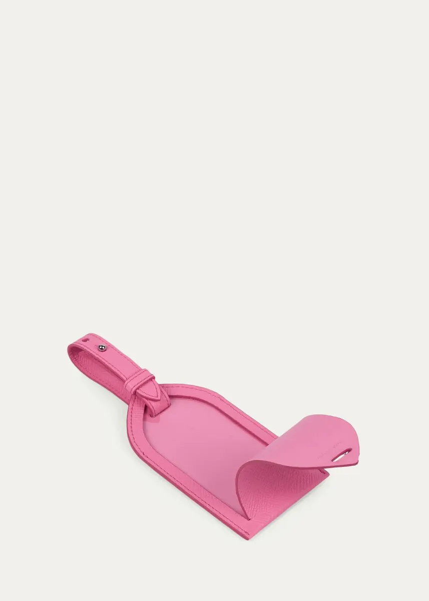 Smythson Leather Luggage Tag | Thumbnail 2 Smythson Leather Luggage Tag | Thumbnail 2