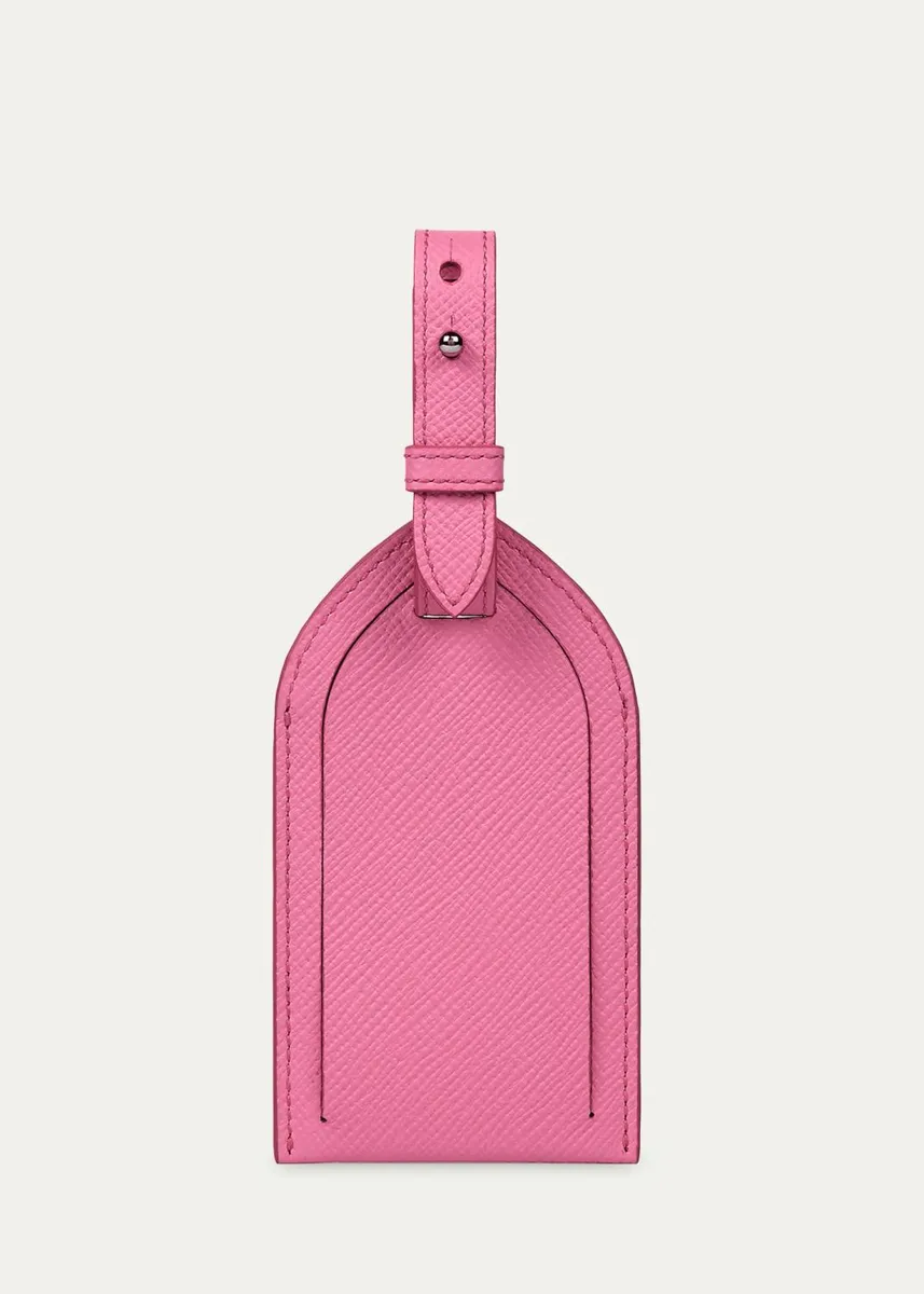 Smythson Leather Luggage Tag | Thumbnail 3 Smythson Leather Luggage Tag | Thumbnail 3