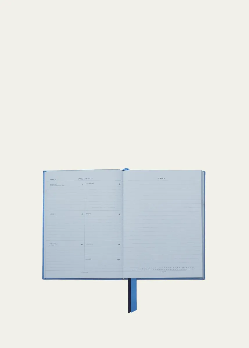 Smythson 2027 Soho Weekly Agenda in Panama Leather | Thumbnail 2 Smythson 2027 Soho Weekly Agenda in Panama Leather | Thumbnail 2