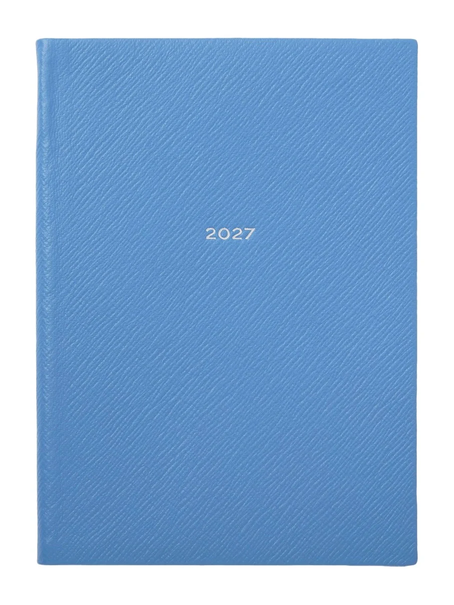 Smythson 2027 Soho Weekly Agenda in Panama Leather