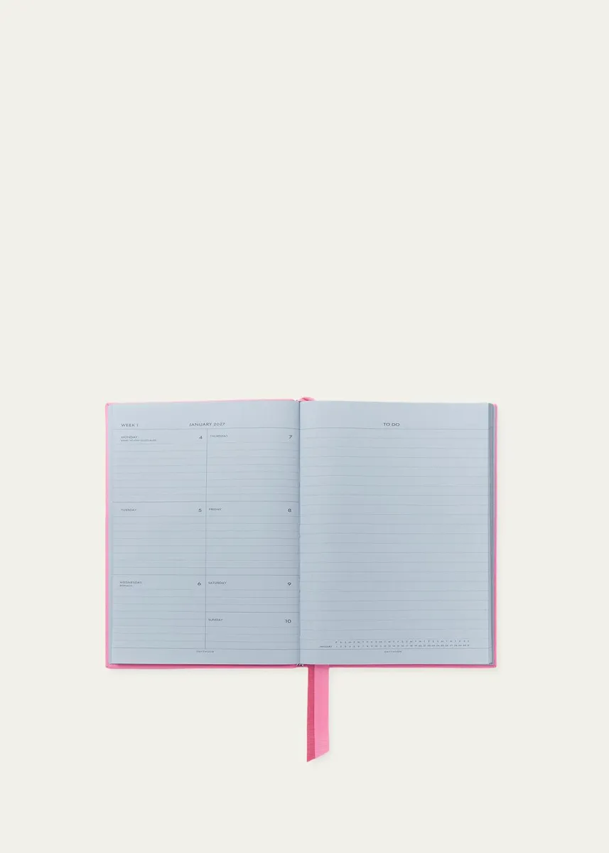 Smythson 2027 Soho Weekly Agenda in Panama Leather | Thumbnail 2 Smythson 2027 Soho Weekly Agenda in Panama Leather | Thumbnail 2