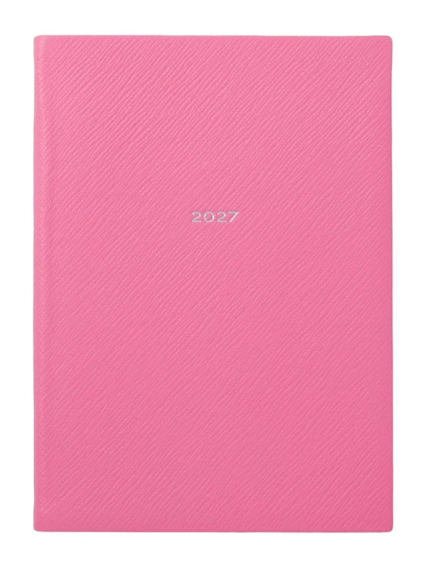 Smythson 2027 Soho Weekly Agenda in Panama Leather