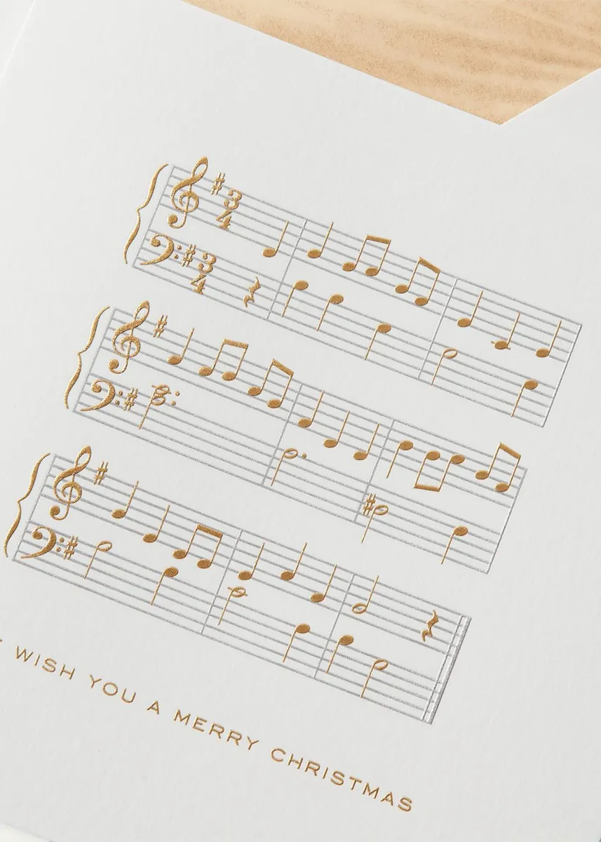 Smythson We Wish You a Merry Christmas Greeting Cards, Box of 10 | Thumbnail 3