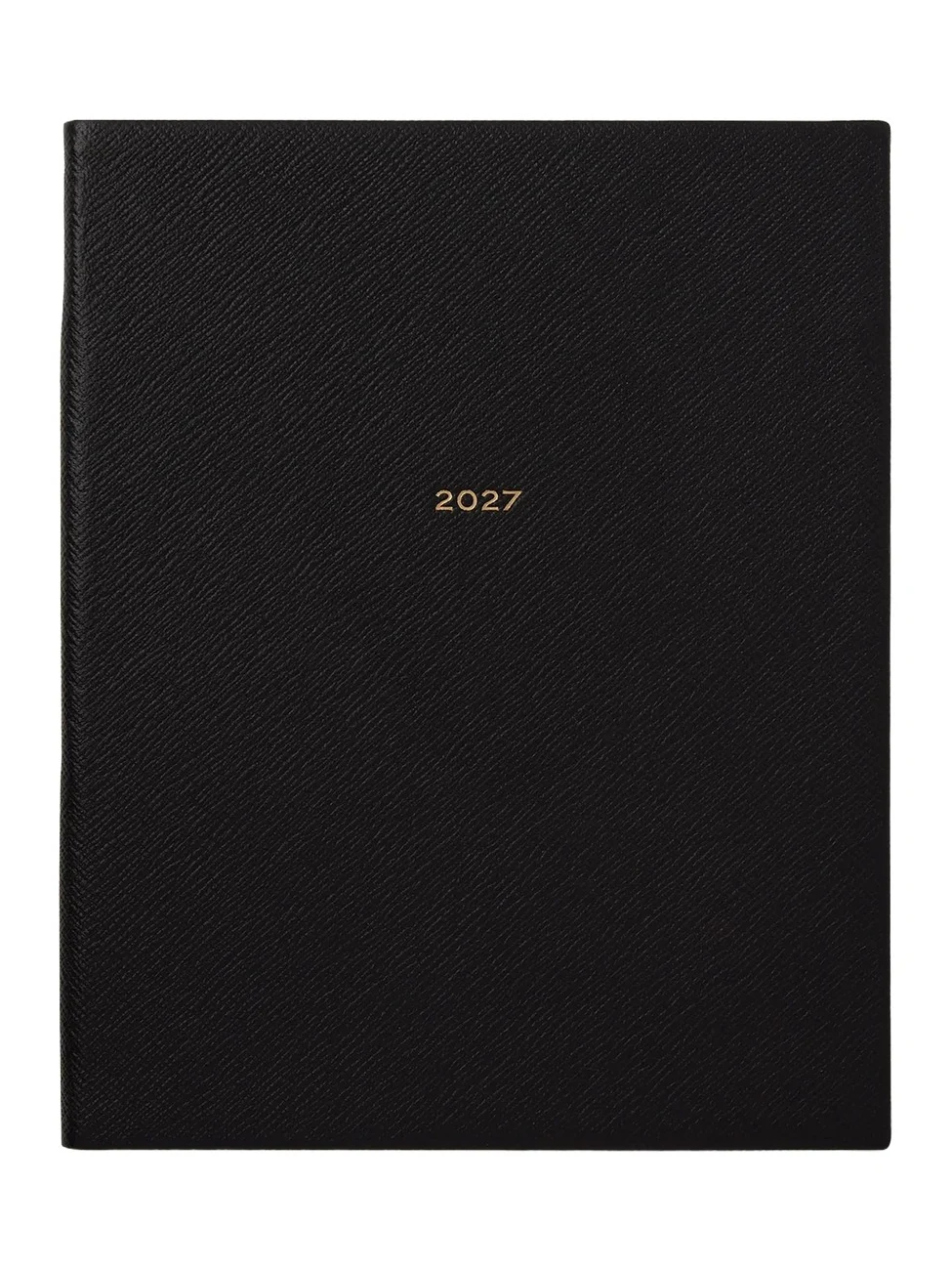 Smythson Portobello 2027 Weekly Vertical Journal in Panama Leather
