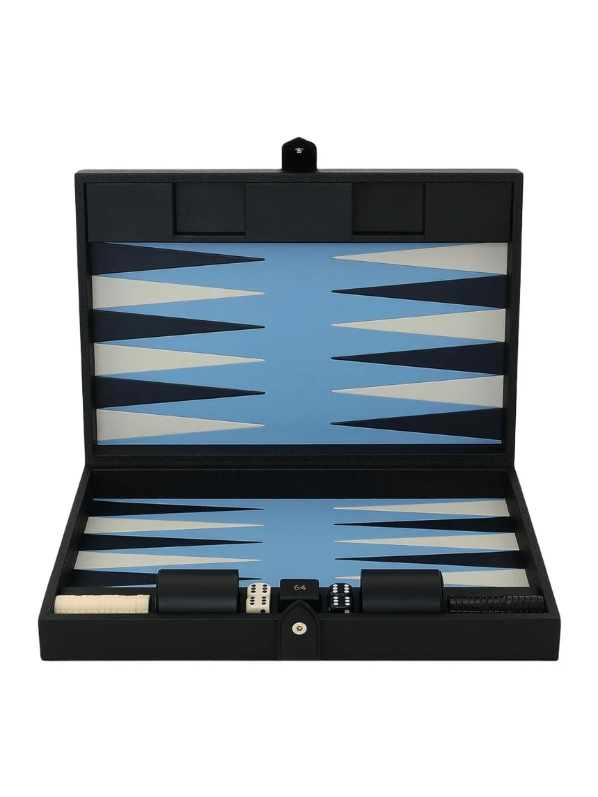 Smythson Panama Leather Medium Backgammon Case