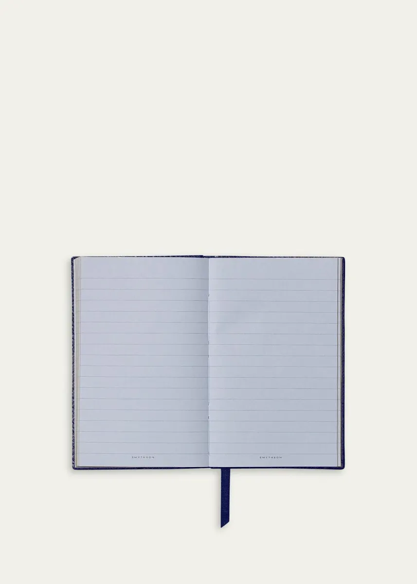 Smythson "Inspirations and Ideas" Panama Leather Pocket Notebook | Thumbnail 2 Smythson "Inspirations and Ideas" Panama Leather Pocket Notebook | Thumbnail 2