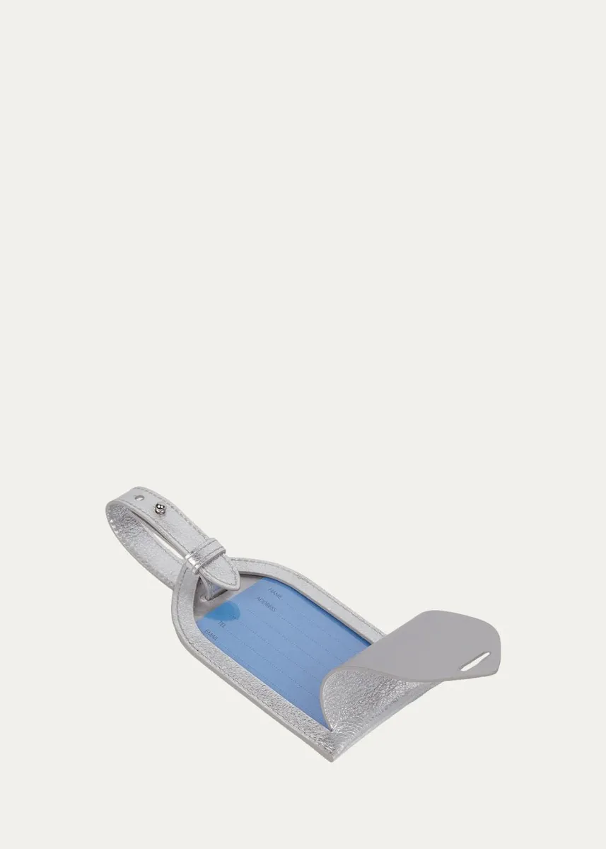 Smythson Leather Luggage Tag | Thumbnail 3 Smythson Leather Luggage Tag | Thumbnail 3