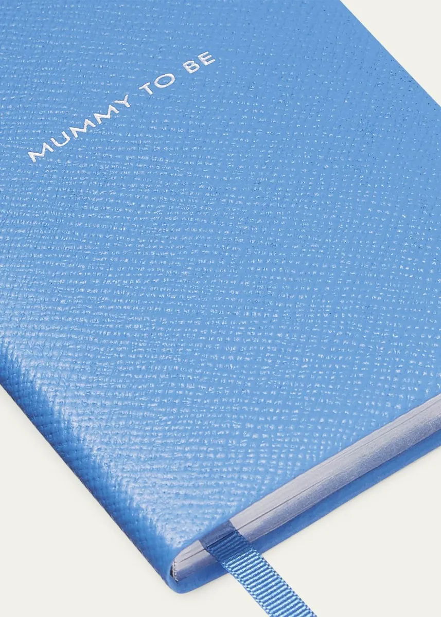 Smythson "Mummy to Be" Panama Leather Pocket Notebook | Thumbnail 3 Smythson "Mummy to Be" Panama Leather Pocket Notebook | Thumbnail 3